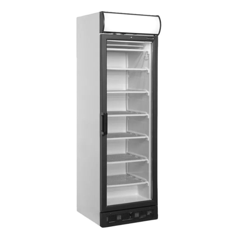 Vitrina Congelador con Canopy Puerta de Vidrio - Blanco - 270 L