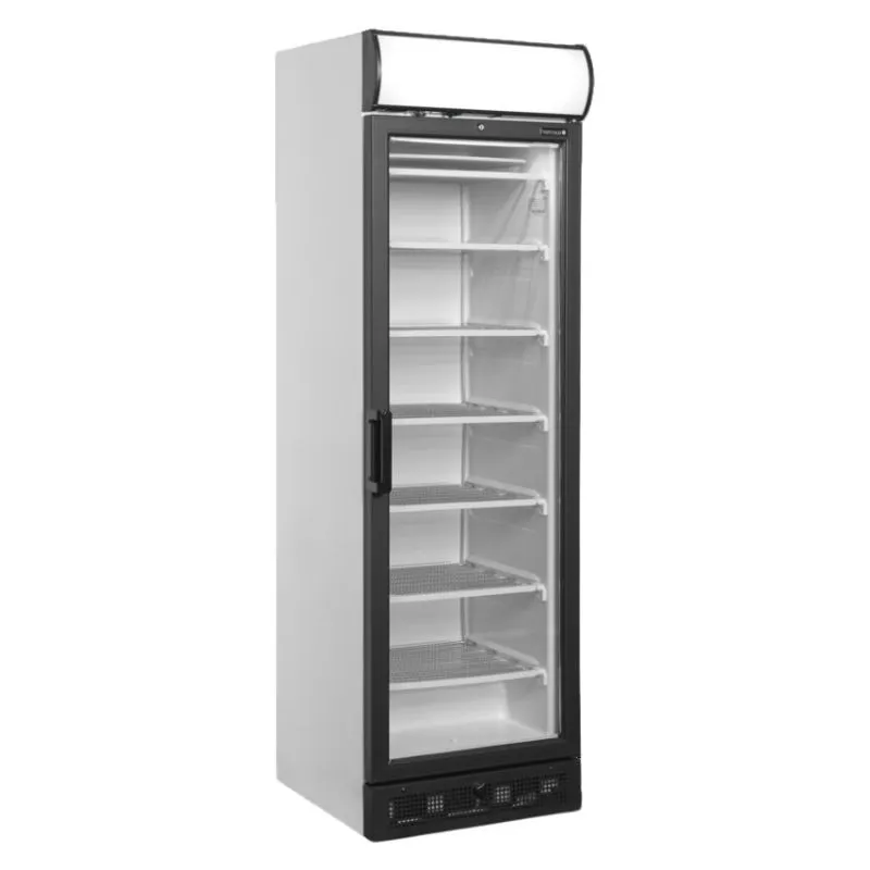 Vitrina Congelador Apertura a la Izquierda Puerta de Vidrio - Negro - 270 L