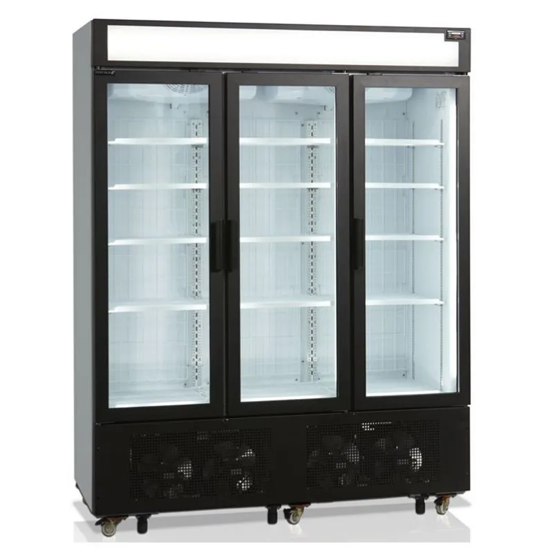 Vitrina Congelador 3 Puertas de Cristal con Marquesina - 891 L