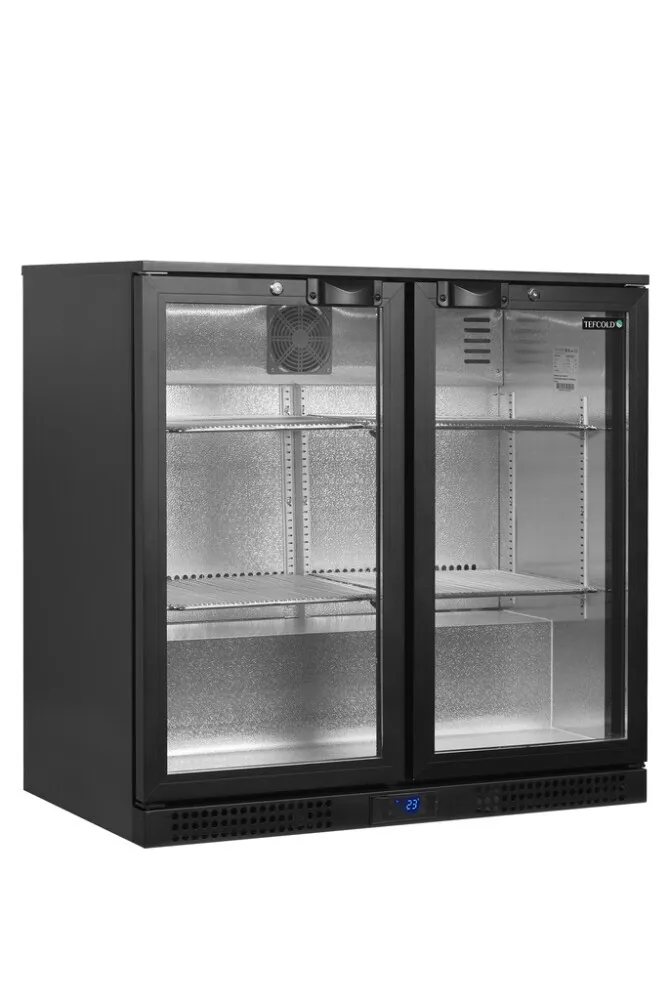 Bar Trasero Refrigerado 2 Puertas de Vidrio Batientes - 182 L