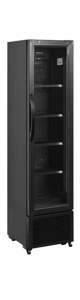 Armario Refrigerado para Bebidas Puerta de Vidrio - Negro - 114 L