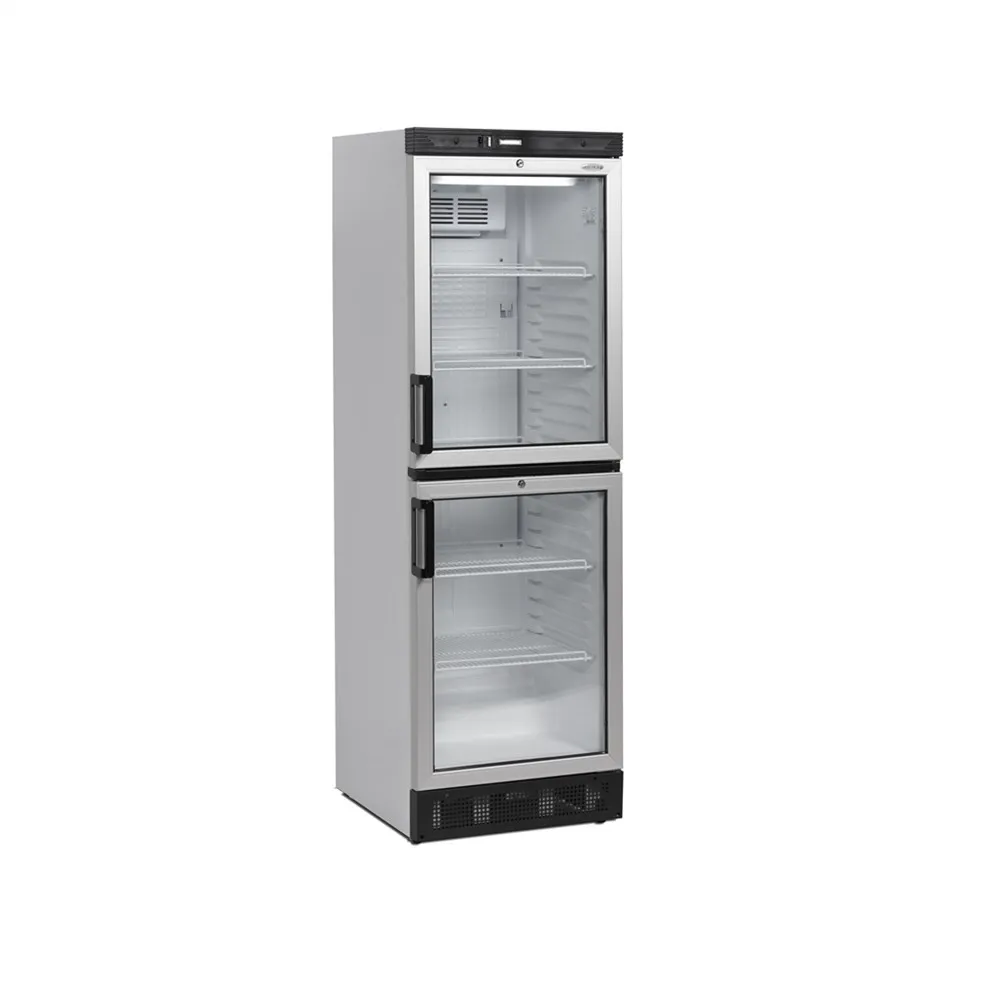 Armario Refrigerado para Bebidas de Doble Puerta de Cristal - 347 L