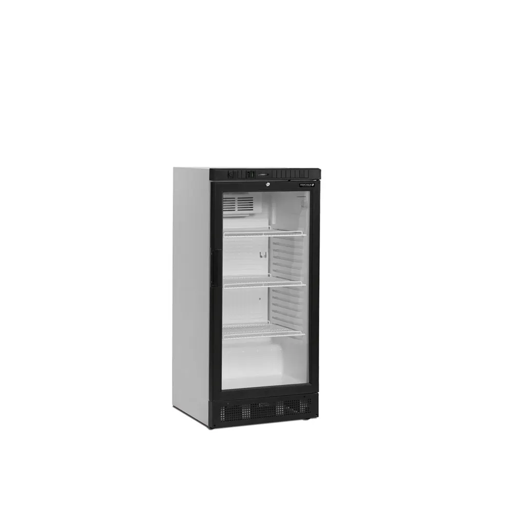 Armario Refrigerado para Bebidas 1 Puerta de Cristal Blanco - 190 L
