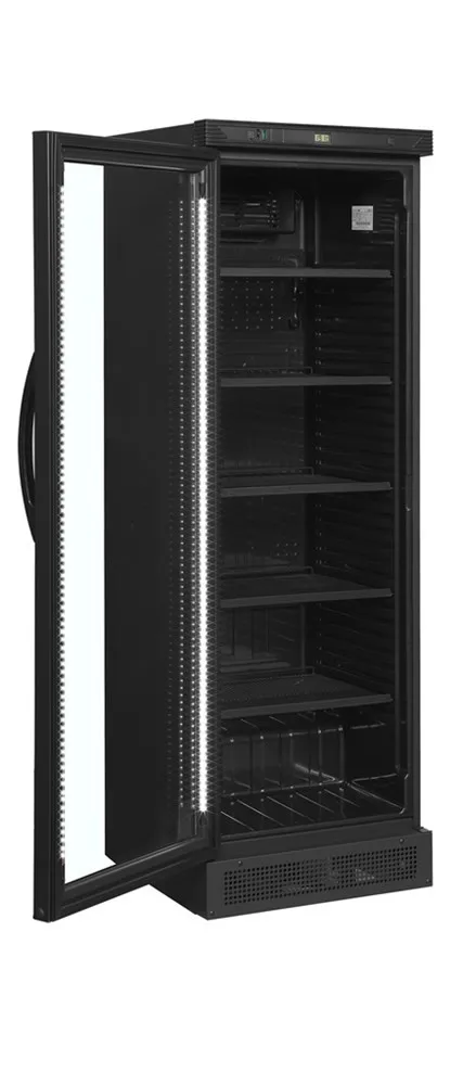 Armario Refrigerado para Bebidas Negro - Puerta de Vidrio a Lado Izquierdo - 347 L