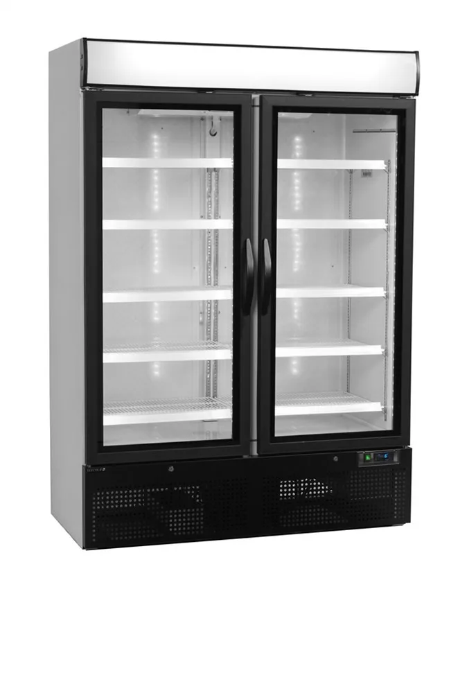 Armario Refrigerado 2 Puertas de Vidrio Blanco - 1079 L