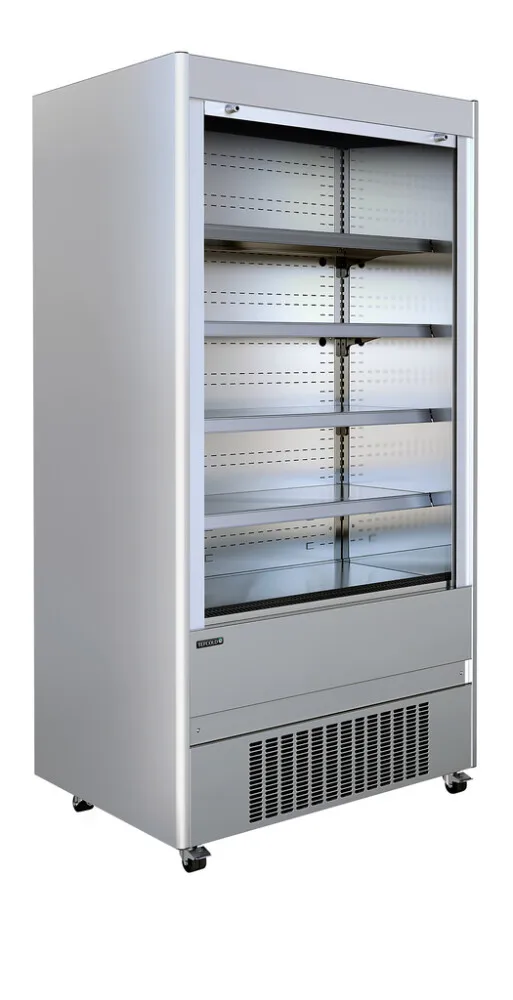 Vitrina Refrigerada en Inox - 4 niveles - 580 L