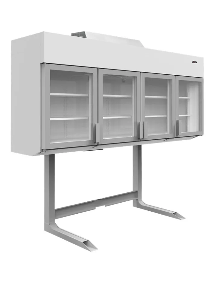 Congelador Armario Mural de Supermercado Blanco - 4 Puertas - 650 L