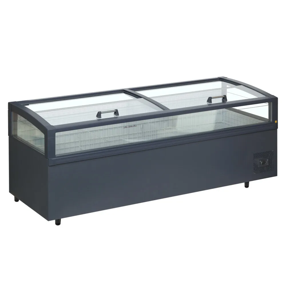 Refrigerador Congelador 2 Tapas Deslizantes Vidrio 860 L