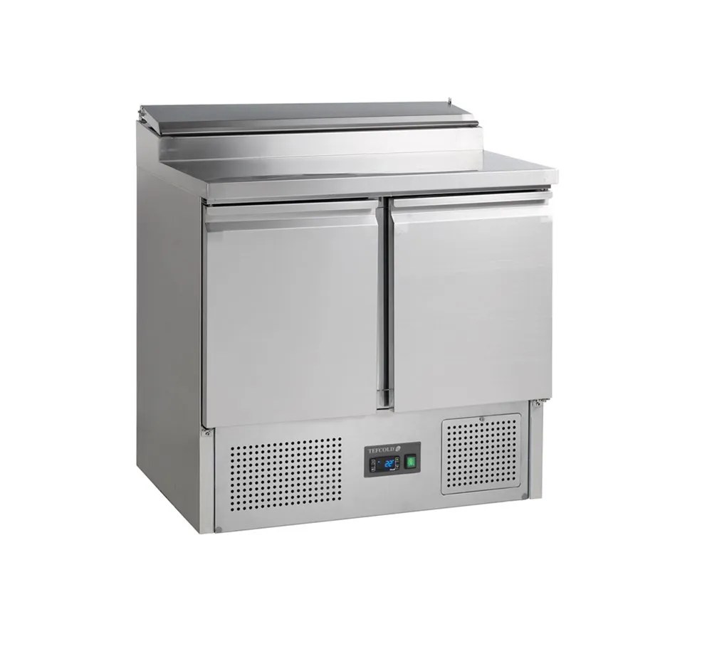 Saladette Refrigerada GN 1/1 en Inox - 2 Puertas - 201 L - 5 GN 1/6