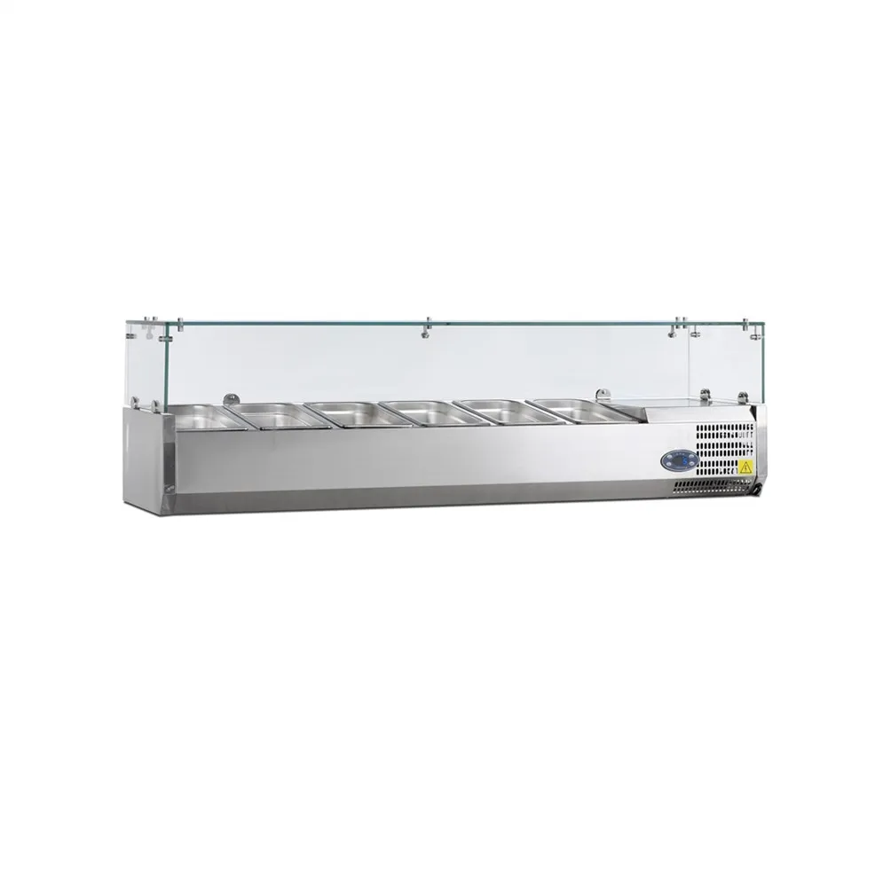 Saladette para Colocar - Estática - 6 GN 1/3 - 42,6 L