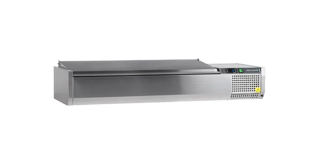 Saladette para Colocar Tapa Inox - Estática - 6 GN 1/3