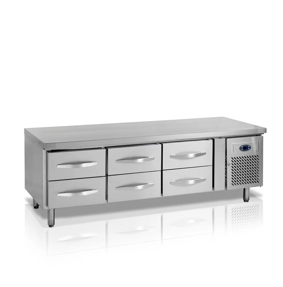 Mesa Refrigerada Positiva de Base GN 1/1 - 262 L - 6 Cajones