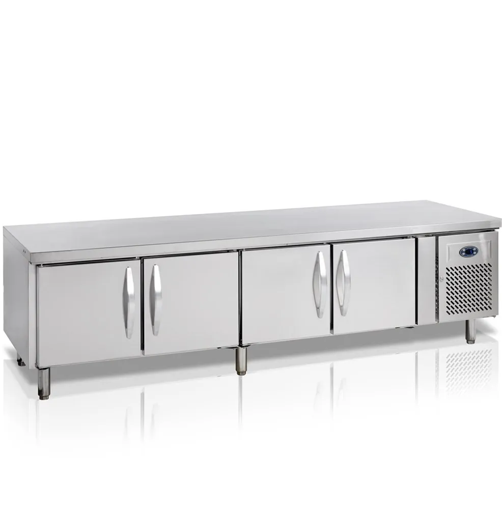 Mesa Refrigerada Positiva de Soubassement GN 1/1 - 350 L - 4 Puertas