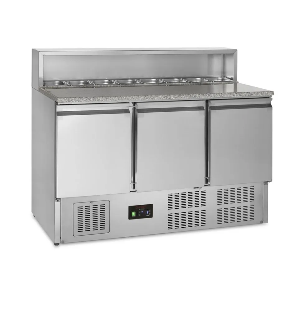 Mostrador para Pizza GN 1/1 - 3 Puertas - 368 L