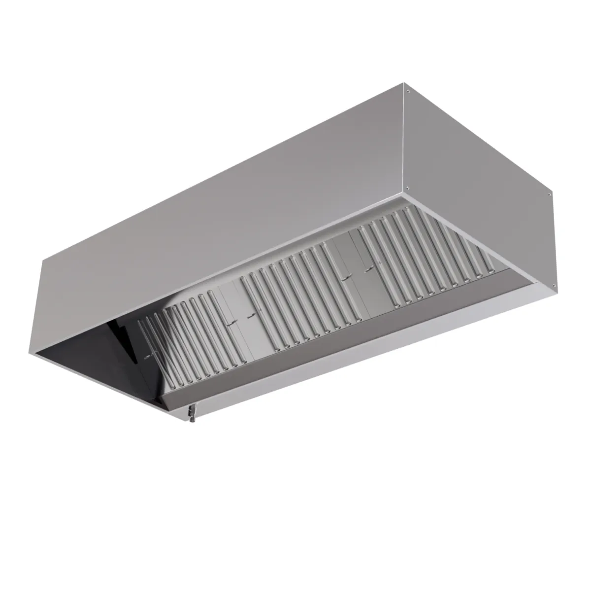 Campana cúbica de 1100 de profundidad con LED y sin motor - Longitud 1600
