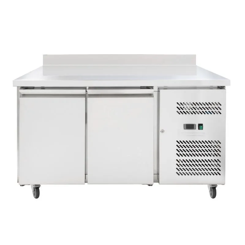 Mesa Refrigerada 2 Puertas GN 1/1 - Profundidad 700 con Backsplash