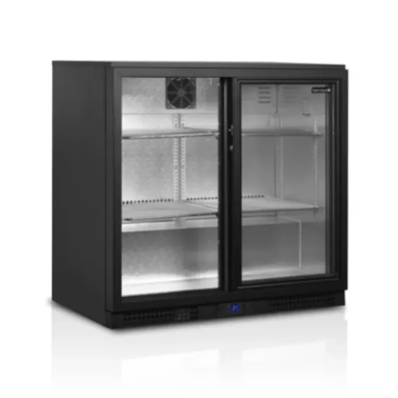Bar Trasero Refrigerado 2 Puertas de Vidrio Deslizantes - 182 L