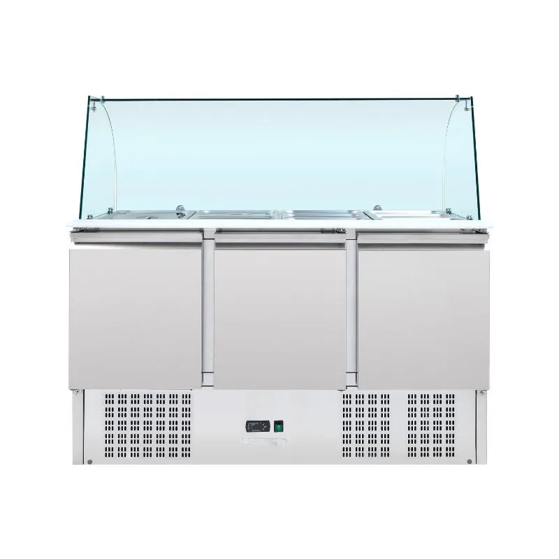Saladette Refrigerada 4 GN 1/1 - 3 Puertas