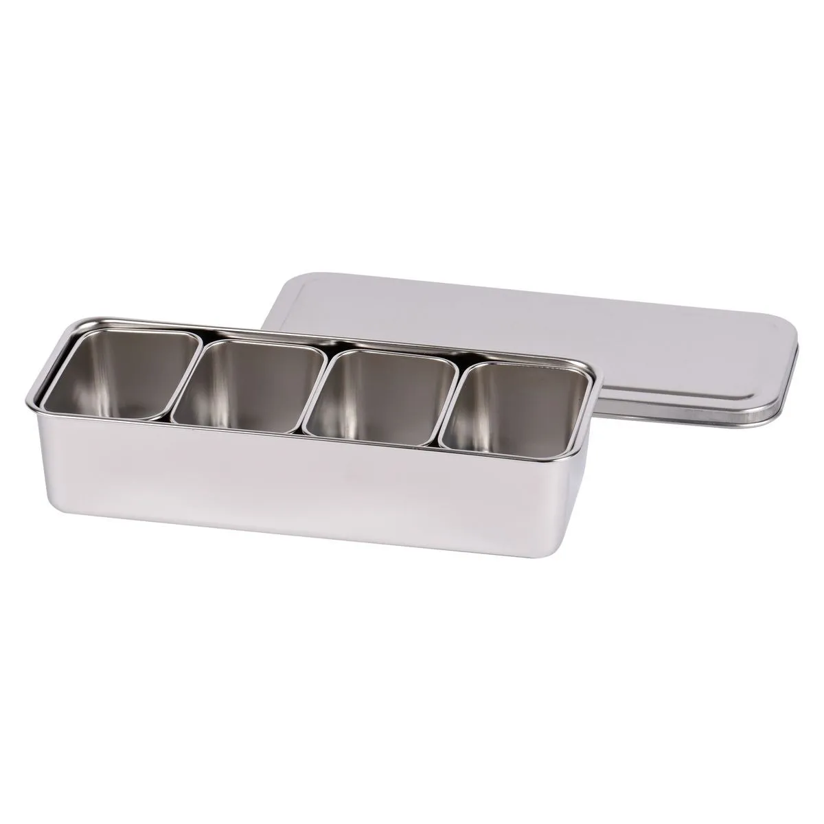 Caja Japonesa con 4 Compartimentos - 281 x 118 x 63 mm