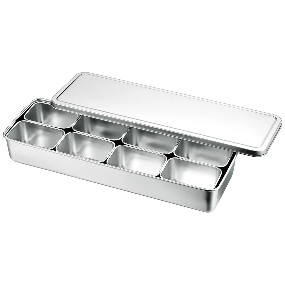 Caja Japonesa con 8 Compartimentos - 432 x 148 x 63 mm