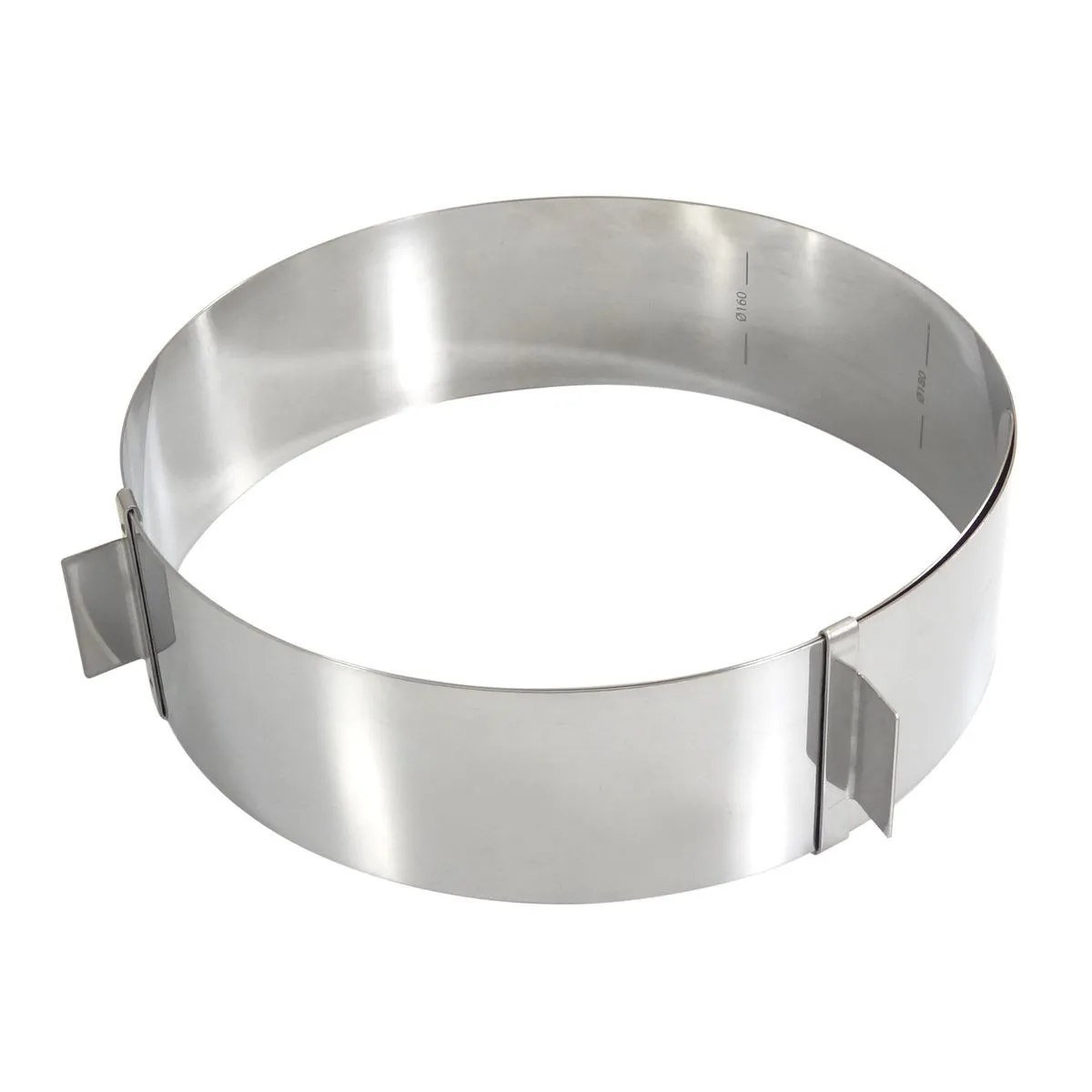 Círculo Ajustable Inox de ⌀ 160 a 280 mm