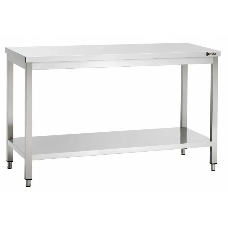 Mesa Inox - L 2000 x P 600 mm