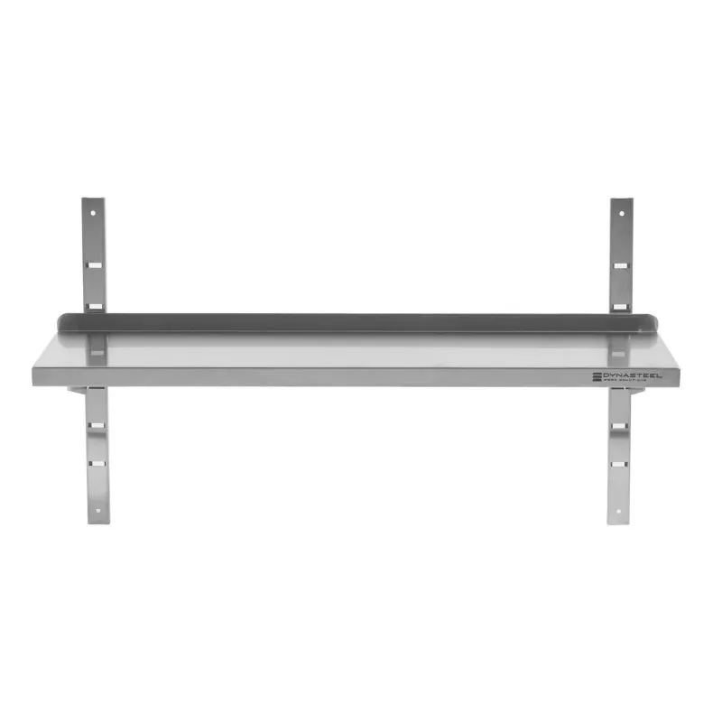 Estante de Pared en Acero Inoxidable - L 1500 x P 300 mm