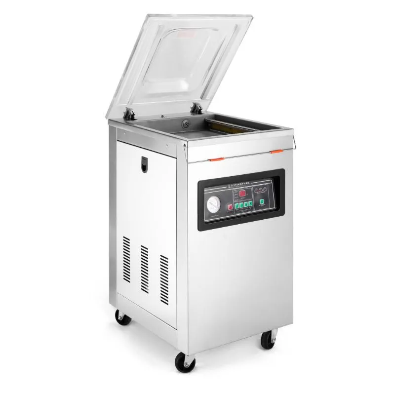Máquina de vacío con campana sobre base con ruedas - 400 mm