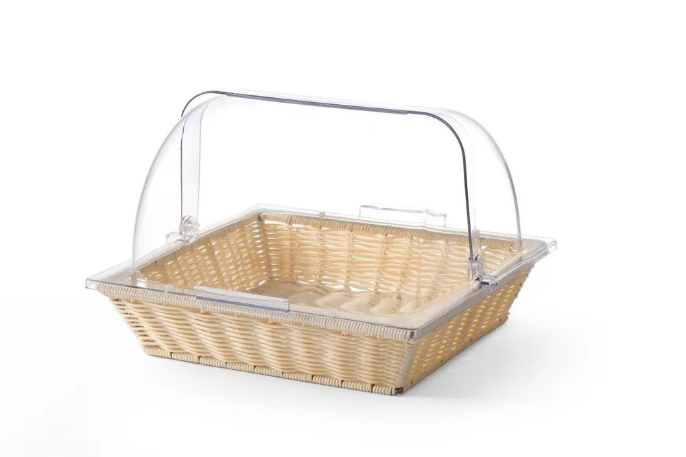 Cesta de pan rectangular - Tapa RollTop