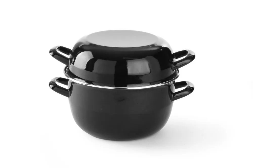 Cazuela de mejillones esmaltada de 5 L