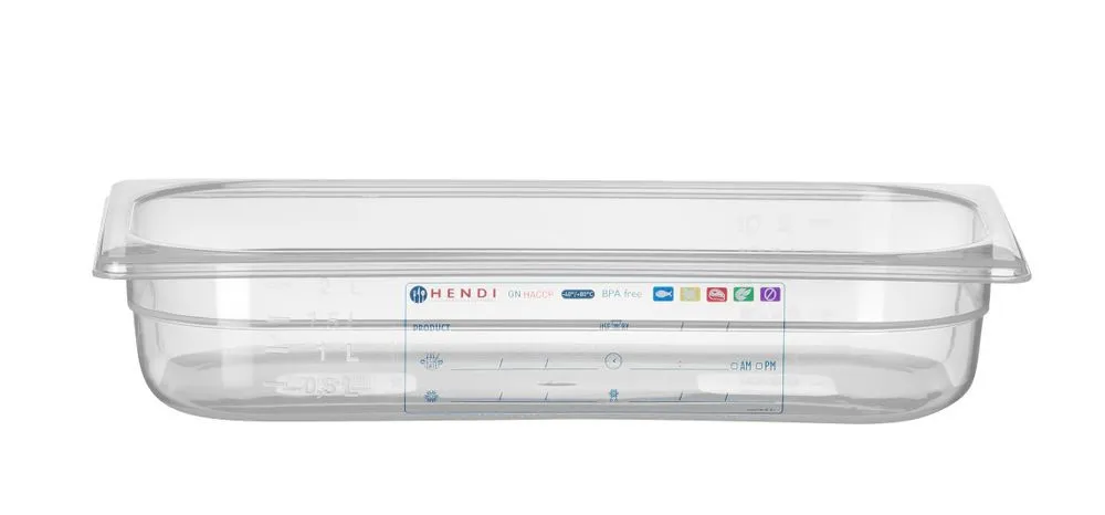 Caja de almacenamiento Gastronorm GN 1/3 - 2,5 L - H 65 mm
