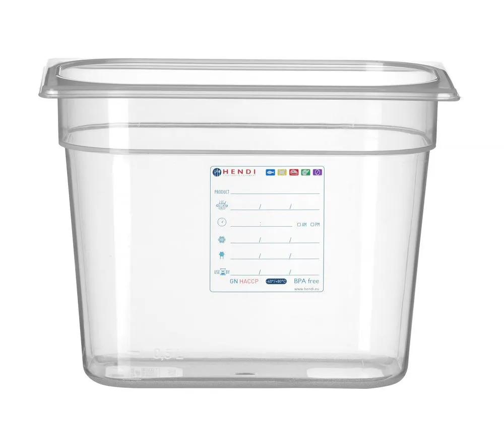 Caja de almacenamiento Gastronorm GN 1/4 - 5,5 L - H 200 mm