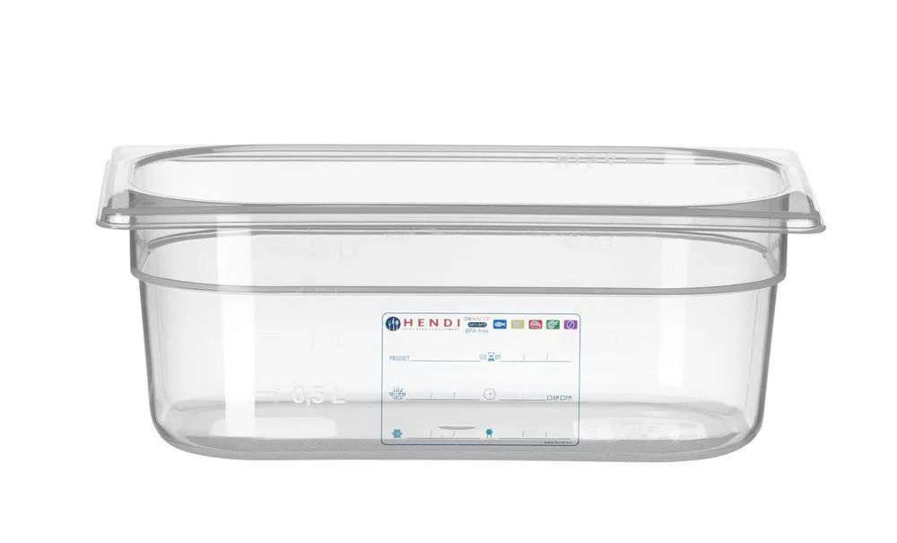 Caja de almacenamiento Gastronorm GN 1/4 - 2,8 L - H 100 mm