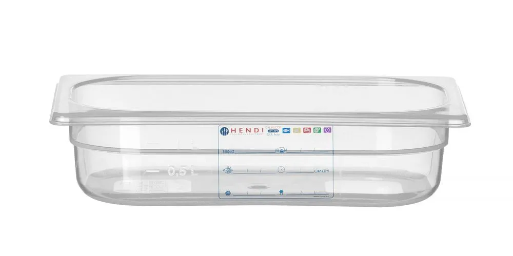 Caja de almacenamiento Gastronorm GN 1/4 - 1,8 L - H 65 mm