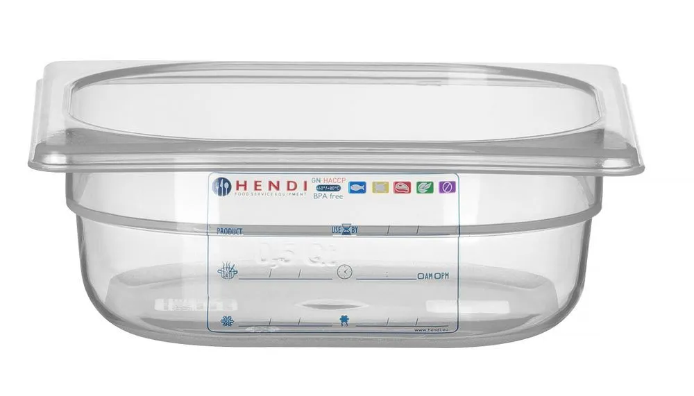 Caja de almacenamiento Gastronorm GN 1/6 - 1 L - H 65 mm