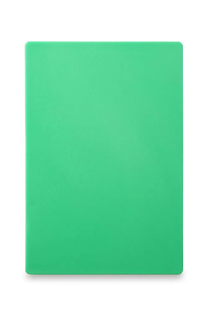 Tabla de cortar HACCP - 600 x 400 mm - Verde - 18 mm de espesor