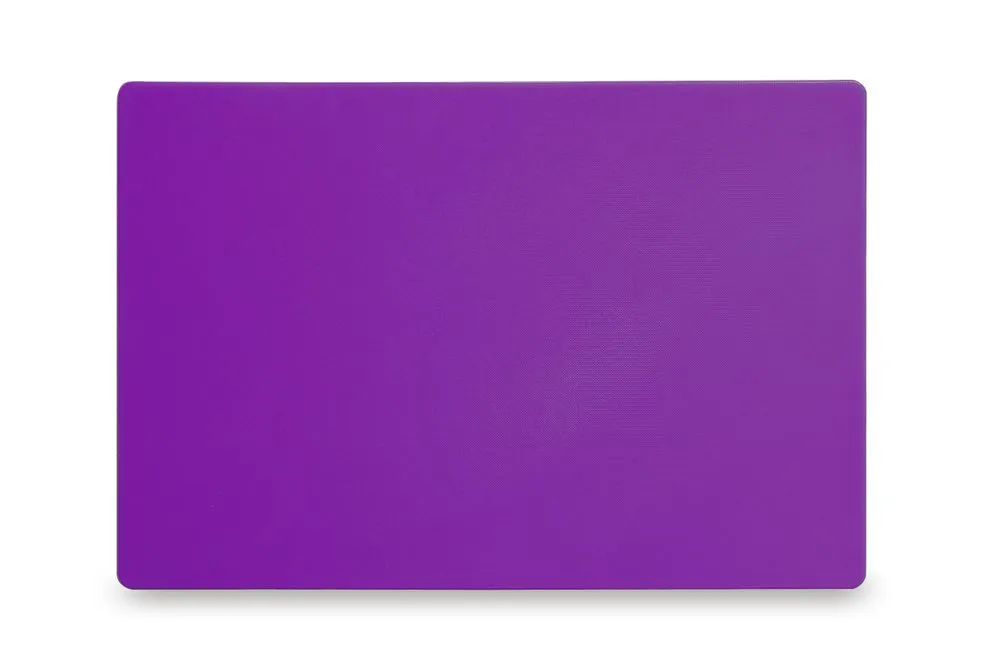 Tabla de cortar HACCP - 450 x 300 mm - Violeta - 13 mm de espesor