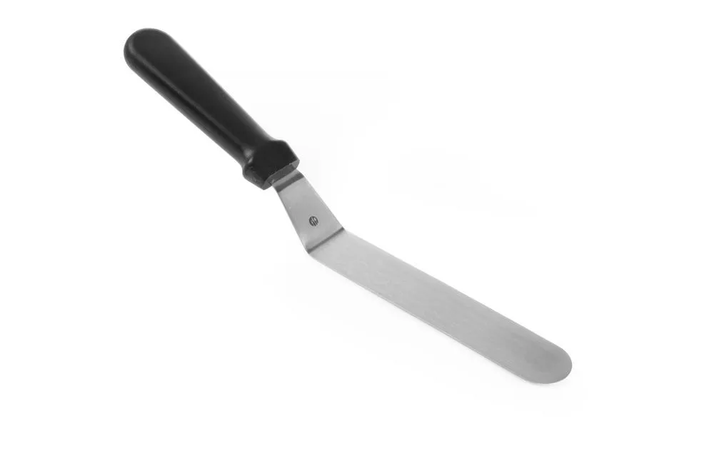 Espátula para crepes de acero inoxidable con mango de PP - 20 cm