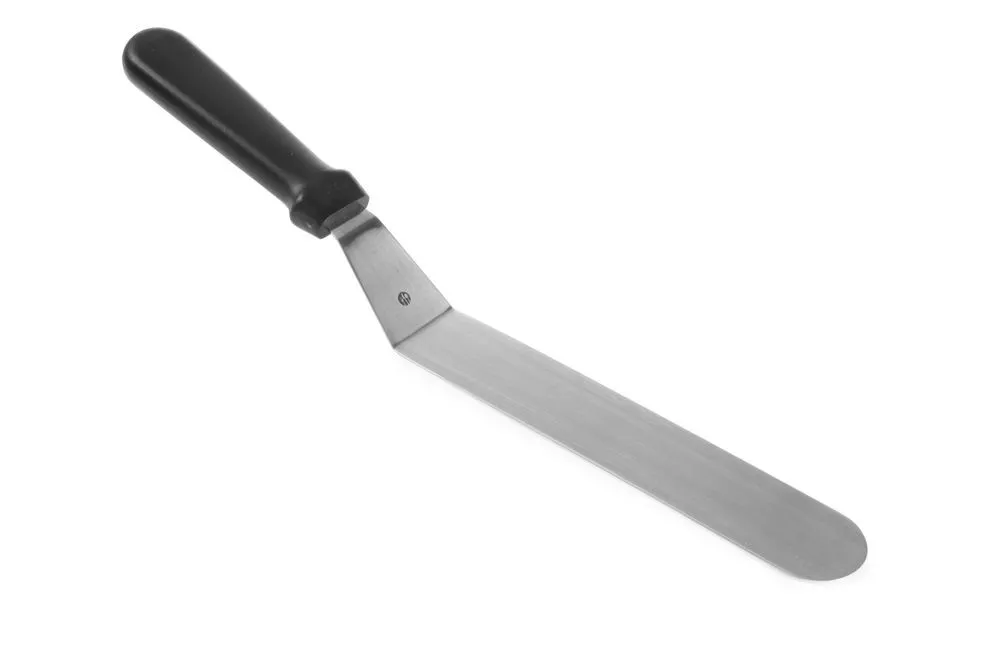 Espátula para crepes de acero inoxidable con mango de PP - 25,4 cm