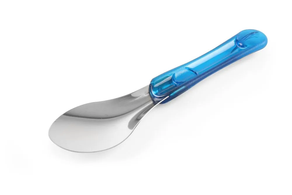 Espátula de hielo con mango azul de Tritan