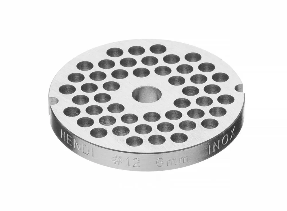 Placa perforada para picadora de carne Profi Line 12 - 6 mm