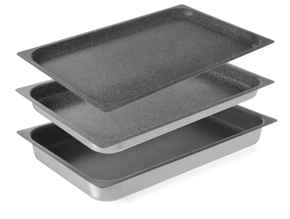 Bandeja con capa antiadherente GN 1/1 - P 40 mm