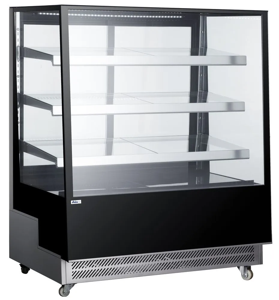 Vitrina refrigerada con 3 estantes inclinados - 650 L