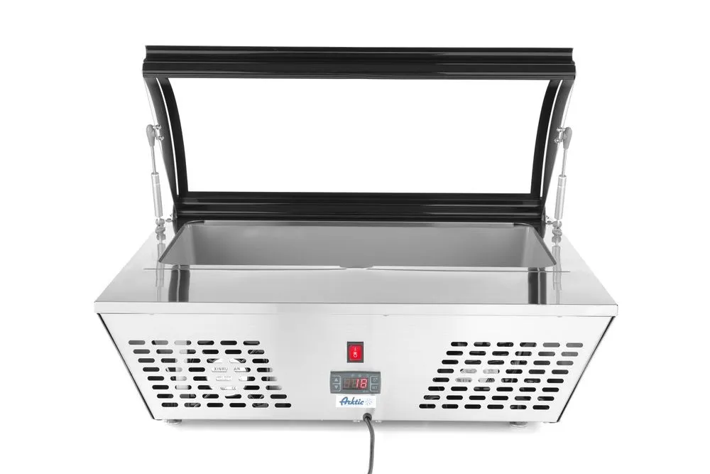 Vitrina Refrigerada para Ensalada - 4 GN 1/3 - 67 L