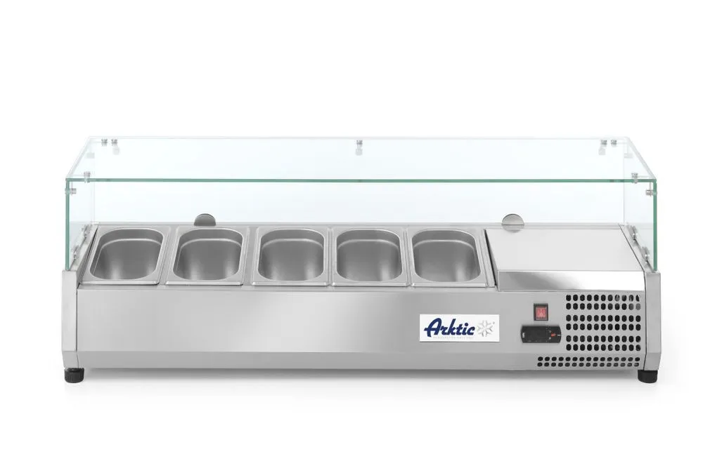 Vitrina refrigerada - 5 x GN 1/4