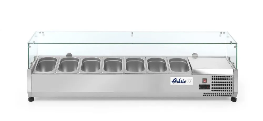 Vitrina refrigerada - 7 x GN 1/4