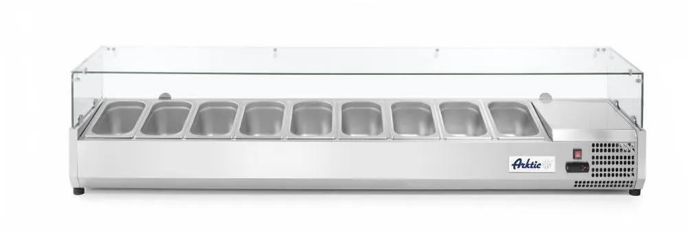 Vitrina refrigerada - 9 x GN 1/3