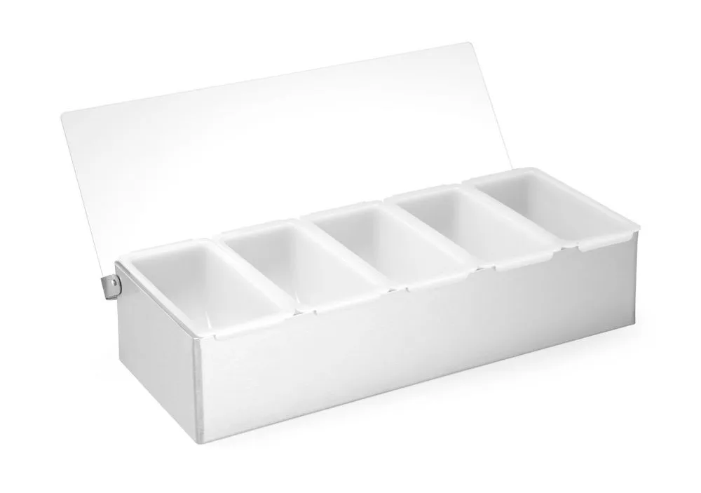 Caja de ingredientes - 5 compartimentos