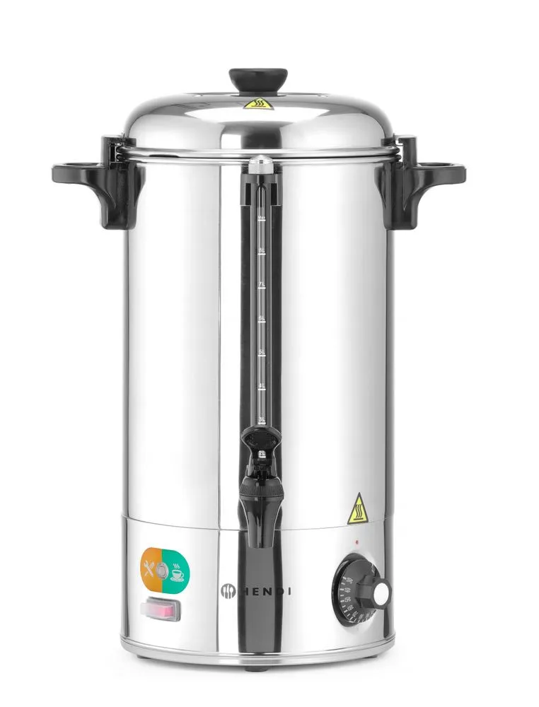 Distribuidor de Bebidas Calientes de Acero Inoxidable - 9 L