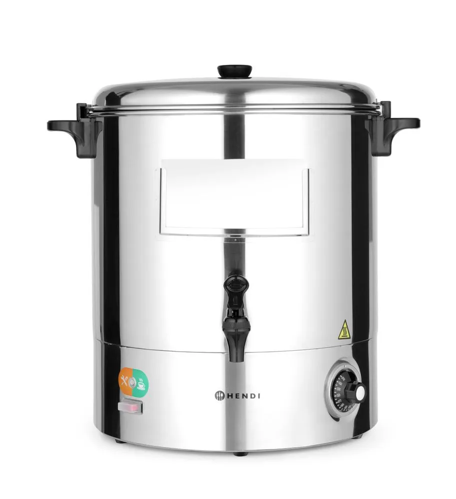 Distribuidor de Bebidas Calientes de Acero Inoxidable - 30 L